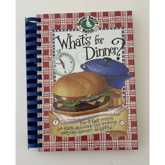 Gooseberry Patch Cookbooks Lot Of 2, Country Quick  & Easy and What’s For Dinner - Picture 3 of 16